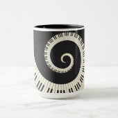 音楽テーマのピアノはコンボのマグを調整します マグカップ (中央)