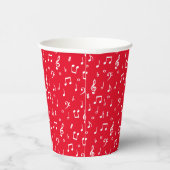 音楽テーマカスタム紙カップ 紙コップ (右)