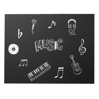 音楽テーマノートブック ノートパッド