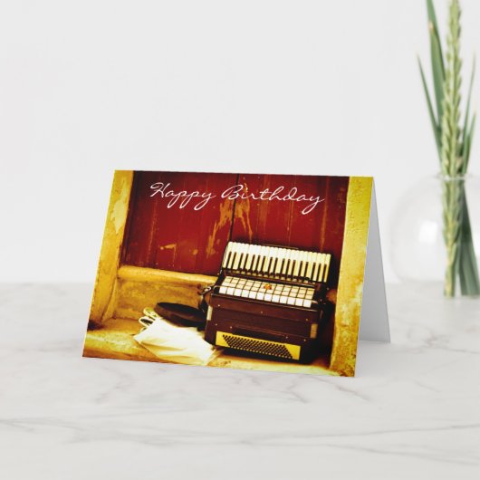 音楽テーマ カード (正面)