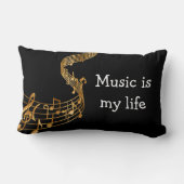 音楽テーマ ランバークッション (裏面)