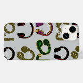 音楽ディスクジョッキーヘッドフォン Case-Mate iPhoneケース (裏面 (横))
