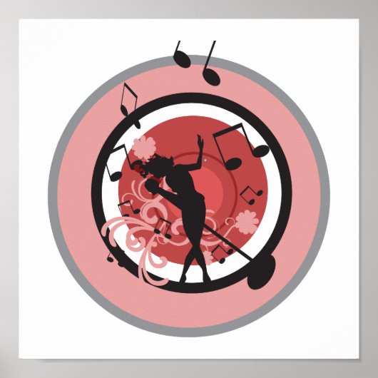 音楽ディバベクトル ポスター (正面)