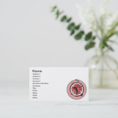 音楽ディバベクトル 名刺 (スタンド正面)