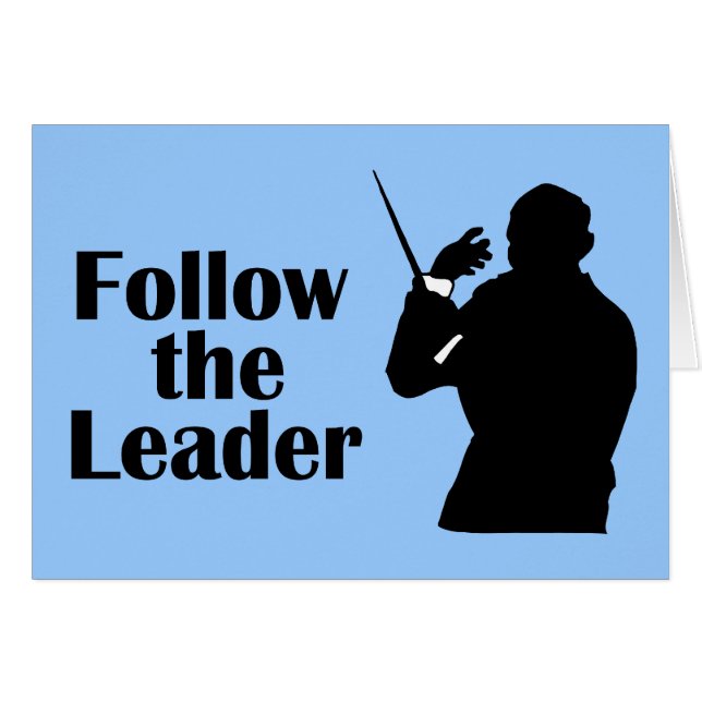 音楽ディレクターはリーダーを後を追います (正面横)