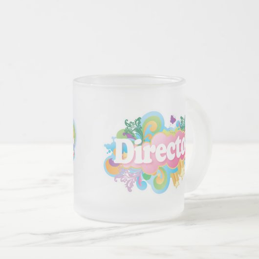 音楽ディレクターレトロの破烈 フロストグラスマグカップ (正面右)