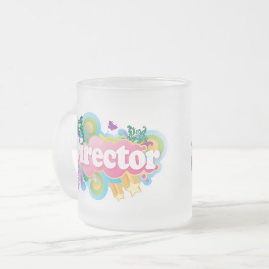 音楽ディレクターレトロの破烈 フロストグラスマグカップ (正面左)