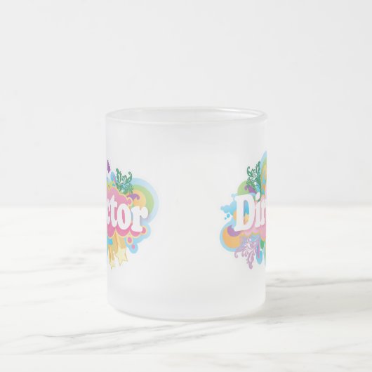 音楽ディレクターレトロの破烈 フロストグラスマグカップ (中央)