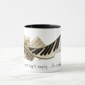 音楽デザインのコーヒー・マグ マグカップ (中央)