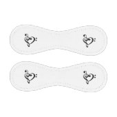 音楽デザインハート 野球ボール (パネル)