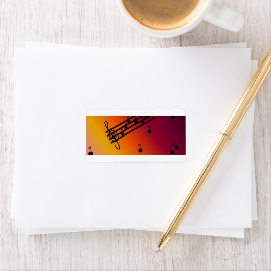 音楽デザイン ラベル (インサイチュ)