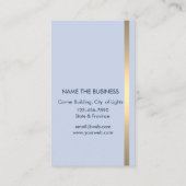 音楽トランペットの楽器の低音の楽団の楽士の金ゴールド 名刺 (裏面)