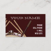 音楽ドラム名刺 名刺 (裏面)