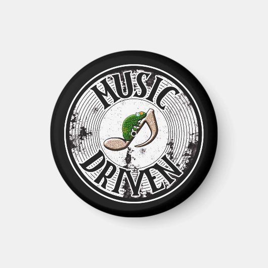 音楽ドリブン磁石 マグネット (正面)