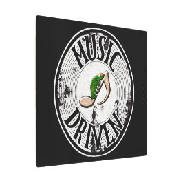 音楽ドリブン金属プリント メタルプリント