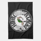 音楽ドリブン キッチンタオル (縦)