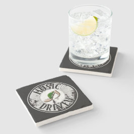 音楽ドリブン ストーンコースター