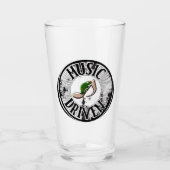 音楽ドリブン タンブラーグラス (正面)