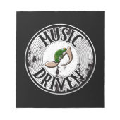 音楽ドリブン ノートパッド (正面)