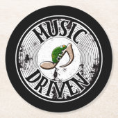 音楽ドリブン ラウンドペーパーコースター (正面)