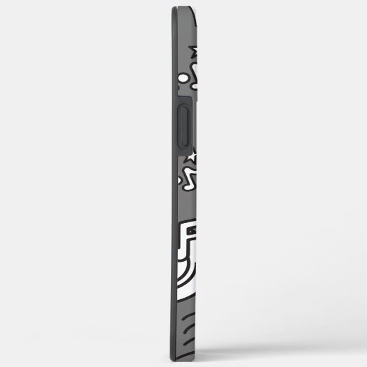 音楽ドードル Case-Mate iPhoneケース (裏面 / 右)