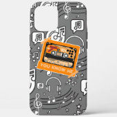 音楽ドードル Case-Mate iPhoneケース (裏面)