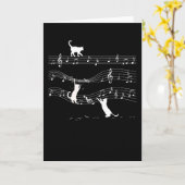 音楽ノーよくはしゃぐト カード (黄色い花)