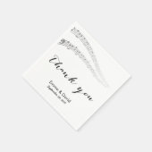 音楽ノートありがとうミュージカル結婚ズ スタンダードカクテルナプキン (角)