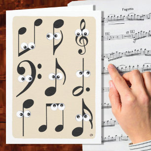 音楽ノートありがとう先生 カード