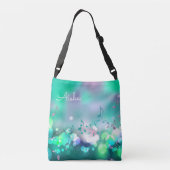 音楽ノートおよびライトモノグラムのトートバック クロスボディバッグ (裏面)