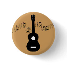 音楽ノートが付いているウクレレ