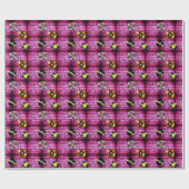 音楽ノートとレコード ラッピングペーパー (フラット)