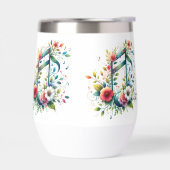 音楽ノートと花 (左面)