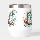 音楽ノートと花 (背面)