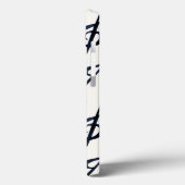 音楽ノートと記号ブラック&ホワイト Case-Mate iPhoneケース (裏面 / 左)