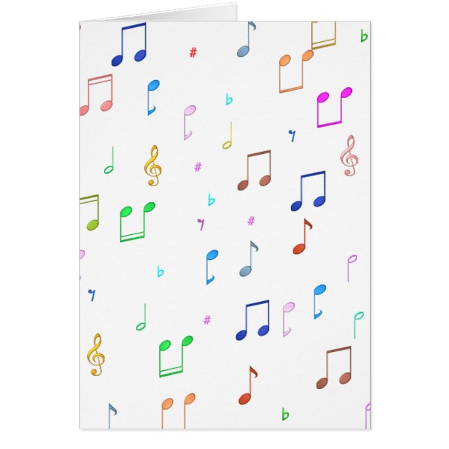 音楽ノートと記号 (正面)