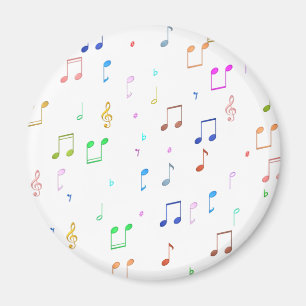 音楽ノートと記号 マグネット