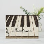 音楽ノートと鍵_ 招待状 (スタンド正面)