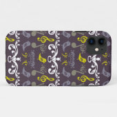 音楽ノートと鳥 Case-Mate iPhoneケース (裏面(横))