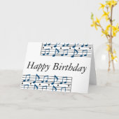 音楽ノートのスケール カード (黄色い花)