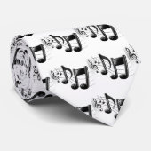 音楽ノートのタイ ネクタイ (ロール)