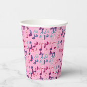 音楽ノートのパーティー 紙コップ (右)