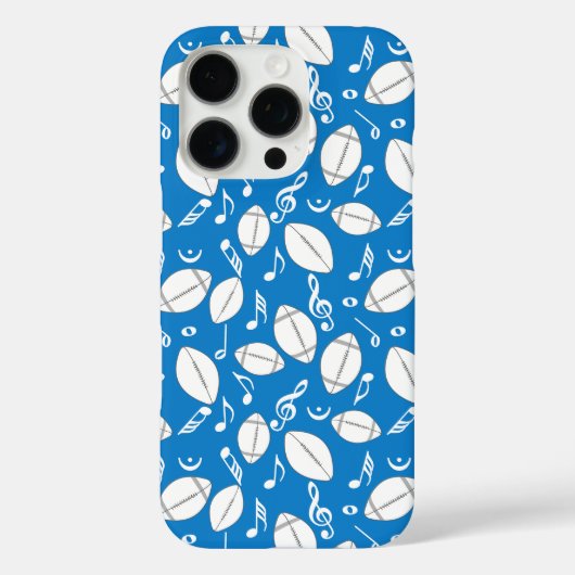 音楽ノートのフットボール Case-Mate iPhoneケース (裏面)