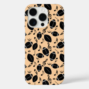 音楽ノートのフットボール iPhone 16 PROケース