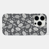 音楽ノートのフットボール Case-Mate iPhoneケース (裏面 (横))
