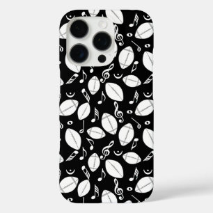 音楽ノートのフットボール iPhone 16 PROケース