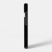 音楽ノートのモノグラム iPhoneケース (左側面)