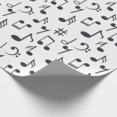 音楽ノートの包装紙 ラッピングペーパー (角)