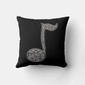 音楽ノートの枕 クッション (裏面)