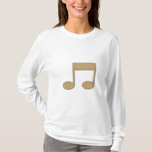 音楽ノートのTシャツ Tシャツ